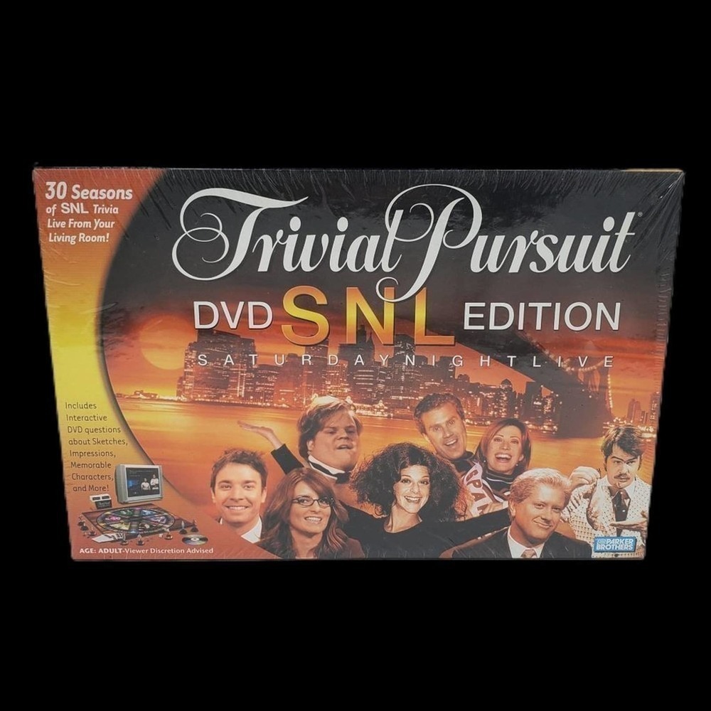 NWT Parker‎ Brothers Trivia Pursuit DVD SNL Edition